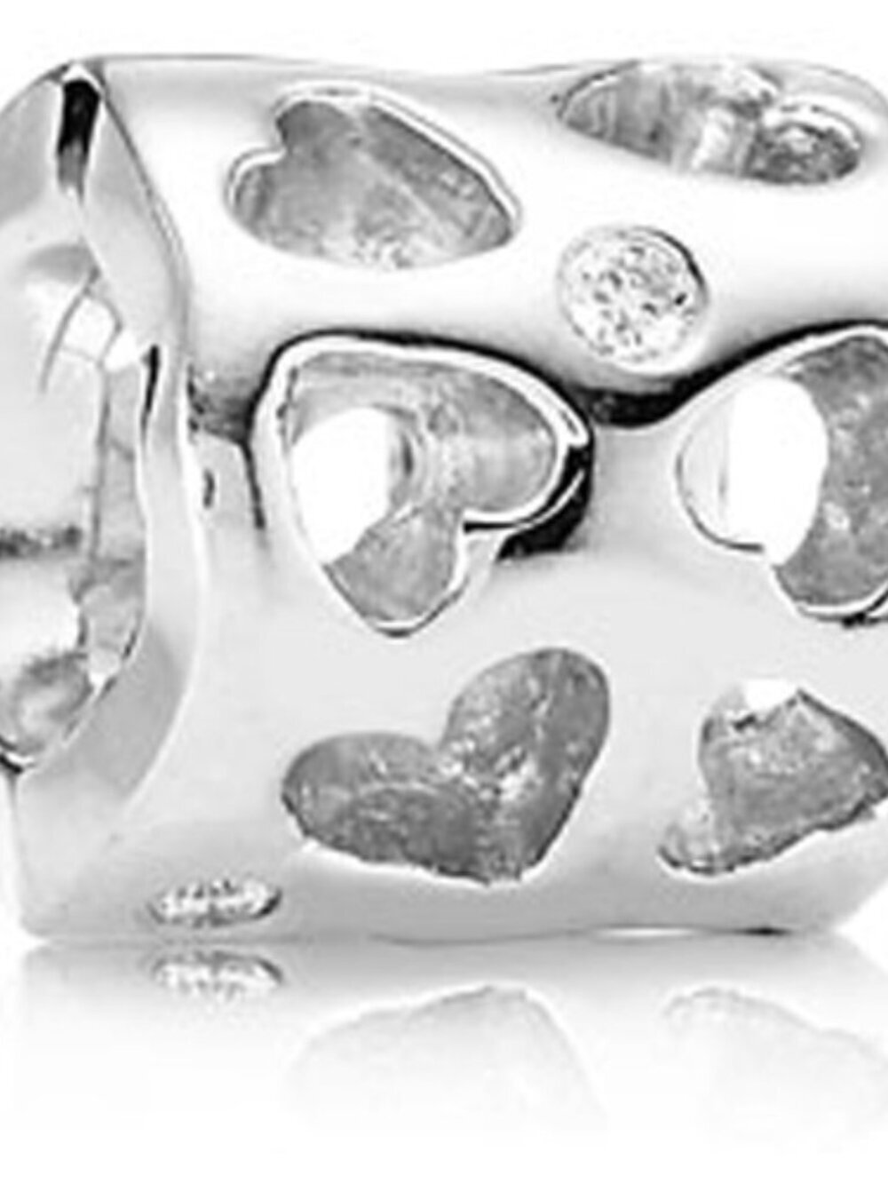 Authentic Pandora Tunnel of Love Charm – 790275CZ Sterling Silver (Retired) - Picture 10 of 10